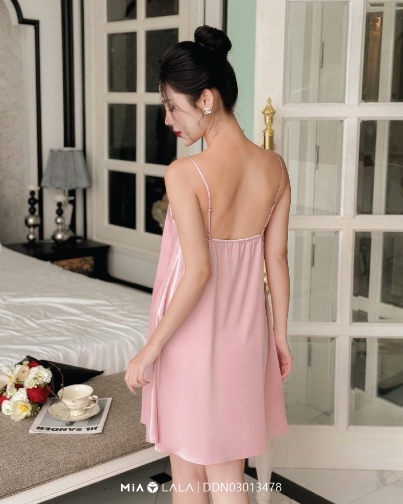 Váy ngủ lụa DDN03013478